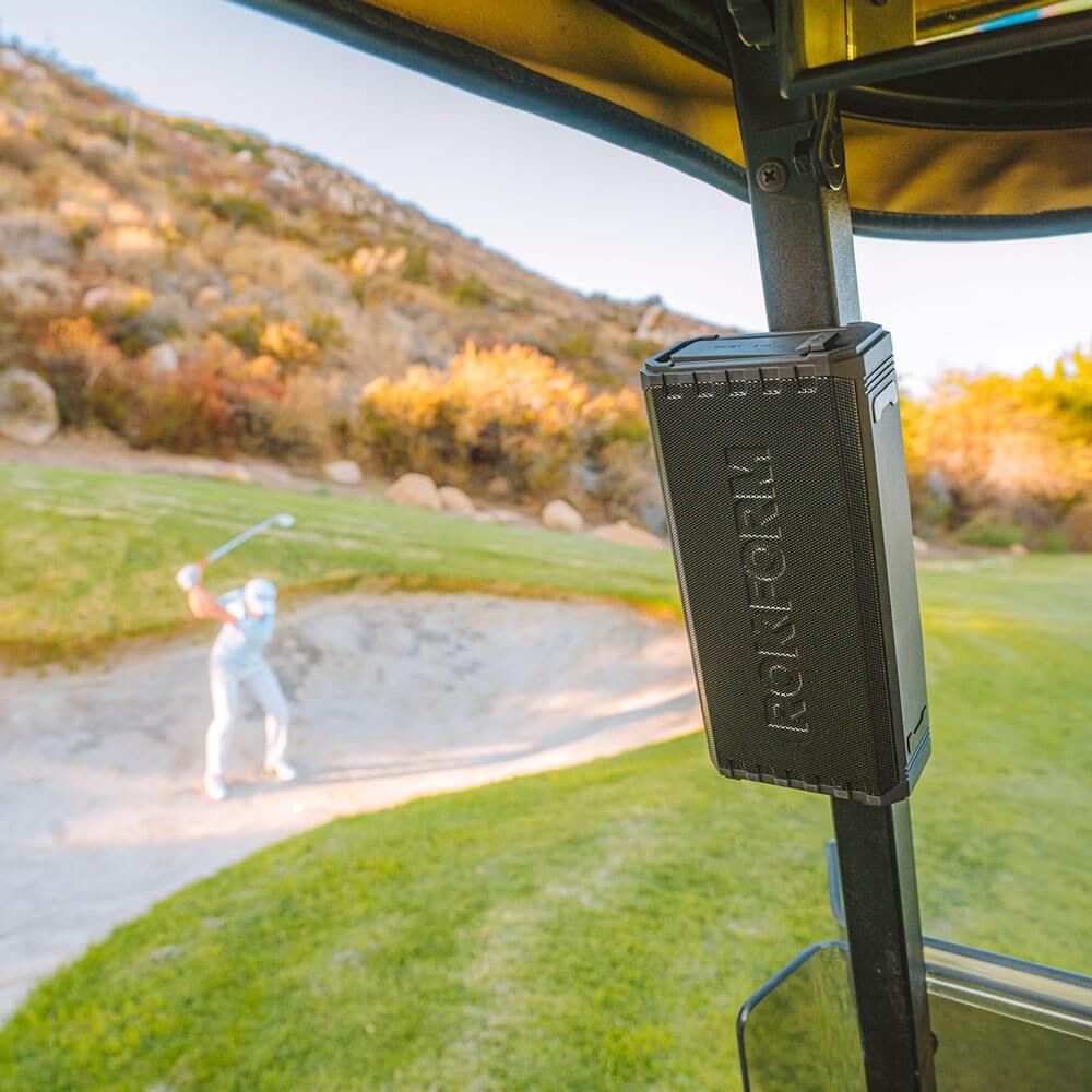 LaurieRush17's tweet image. Magnetic, wireless speaker that easily adheres to your golf cart or wherever you go. 30ft range of quality sound. Dustproof, waterproof and durable.  24 hours of play time. 20% discount through this link. #beyondprotection #rokform @rokform  buff.ly/3hgfOOD