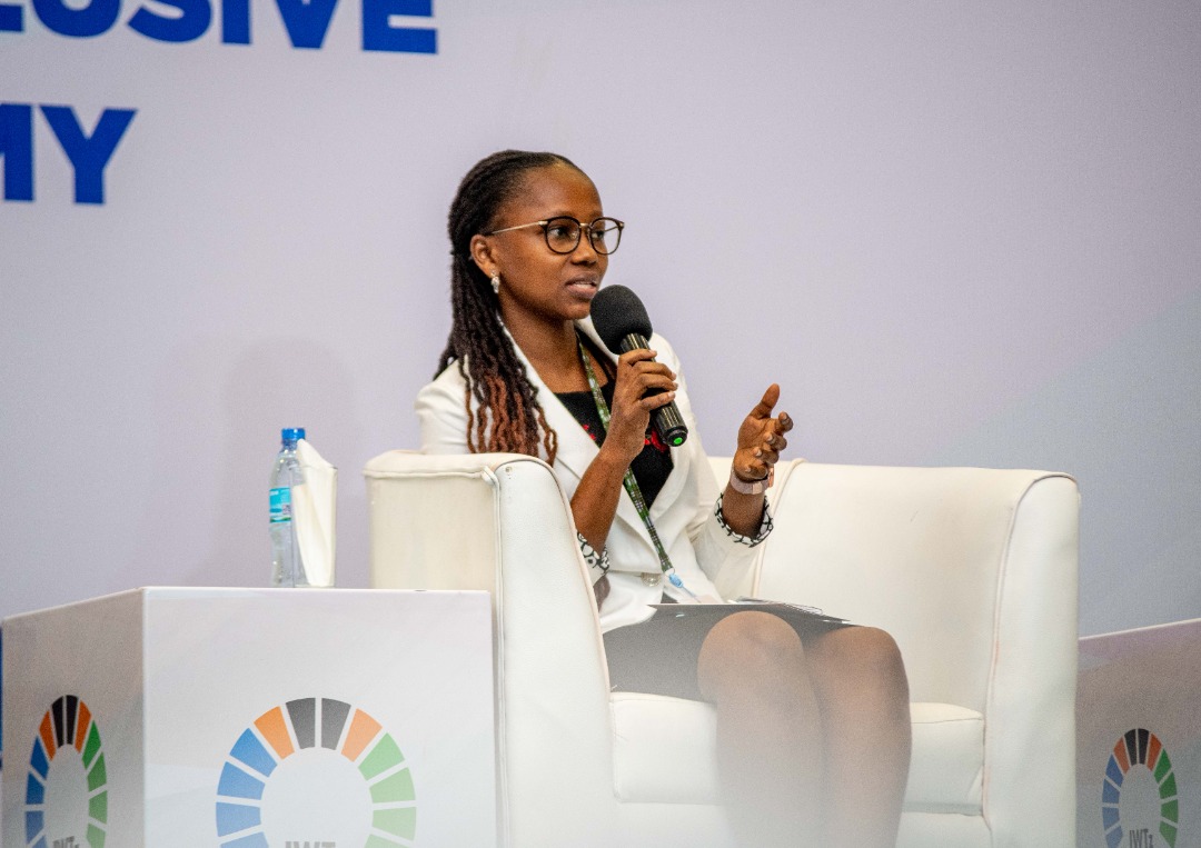 undptz's tweet photo. “Covid19 made us restructure our online model that enabled students get tutor services without physical meetings because there was an increase of demand.” —Harrieth Peter, Project Developer @smartclasstz #IWTz2021 #InnovationTz #ubunifu https://t.co/diVXVCv6Ul