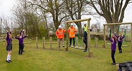ChrisAvison3's tweet photo. Joining the other companies involved in the construction of Scotland’s Seagreen Offshore Wind Farm, we recently helped to provide the children of Tealing Primary school with a new obstacle course. 

Find out more: https://t.co/trmnSWm6xA https://t.co/mr70Qo6YDO