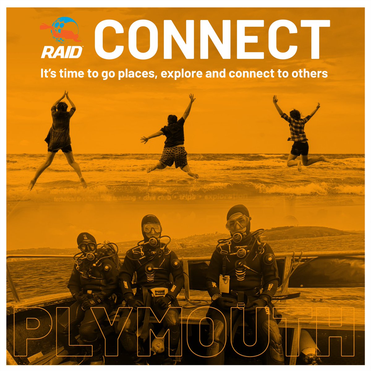 Connect with RAID Dive Centre - In Deep in Plymouth for a relaxed weekend of diving and fun on the 21st and 22nd Aug. For more information on how to register for this RAID Connect weekend and other RAID Connect events please visit diveraiduk.com👌🏽