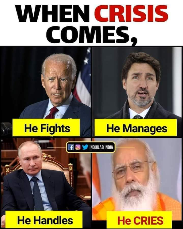 imVishnuMani's tweet image. When a whole nation suffers and you&apos;re crying just like a brainless shrimp. #ModiStopCrying