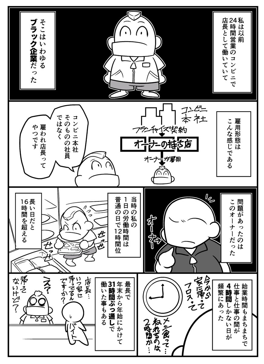 ブラック企業で命を失いかけた話1/2

最近ギャグマンガばかりですが、過去の出来事を忘れない様に再掲です 