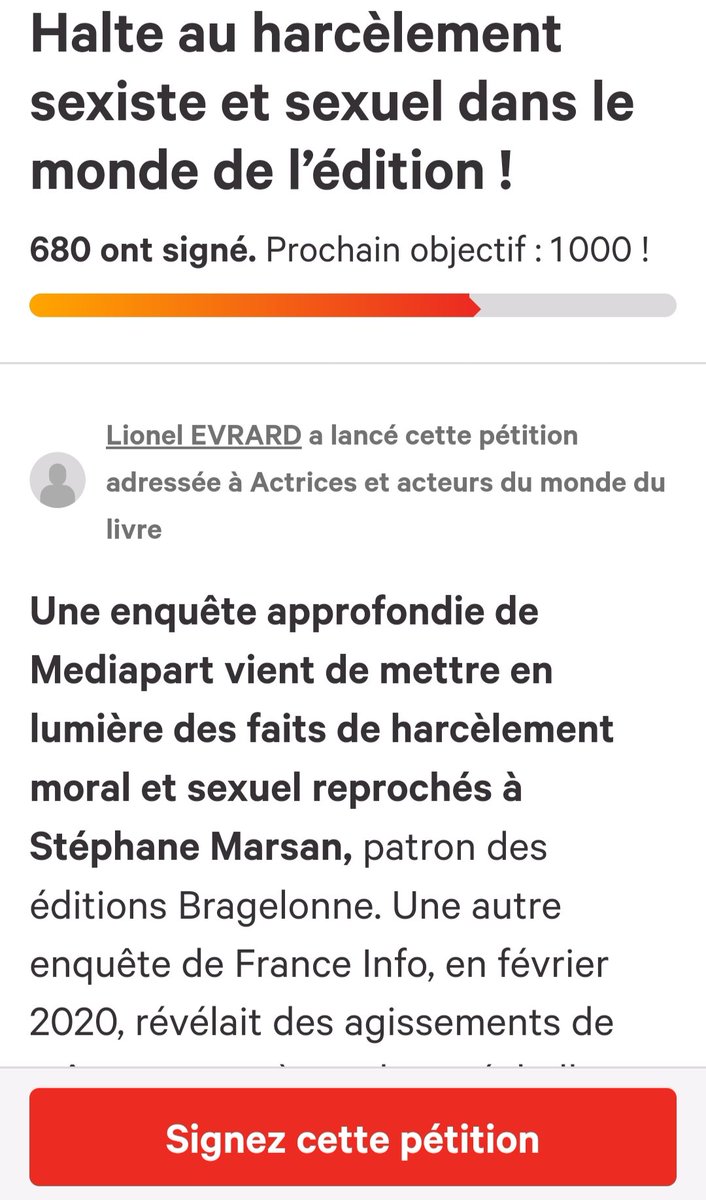 AliRosalys's tweet photo. Le compte instagram @balancetonediteur lance une pétition à la suite des réponses de Bragelonne concernant l'affaire Marsan, publiée il y a un mois par @Mediapart. Vous pouvez venir signer ici : https://t.co/SVplArF6v6. N'hésitez pas à rt un max ! https://t.co/Z0AtdLQ3qf