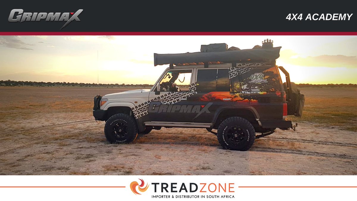 treadzone's tweet photo. At the Gripmax 4x4 Academy in Bloemfontein, you’ll seethe proudly Gripmax South Africa branded SUVs. This academy offers certification of 4x4 driving, after you’ve completed your training.

LEARN MORE here: https://t.co/RSLErjORiK https://t.co/zYW0i8nlqq