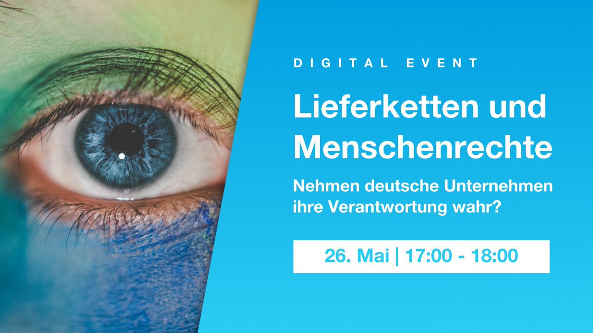 Lieferketten &amp; #Menschenrechte – Nehmen deutsche Unternehmen ihre Verantwortung wirklich wahr?

Diskutieren Sie mit u.a @HajdukBundestag, <a href="/VDMAonline/">VDMA</a> Präsident Heusgen, <a href="/Der_BDI/">BDI</a> HGF Lang &amp; <a href="/stc_de/">SaveChildrenDE</a>.

#WirtschaftIstGesellschaft

Jetzt anmelden:👇

bdi.eu/termin/news/wi…