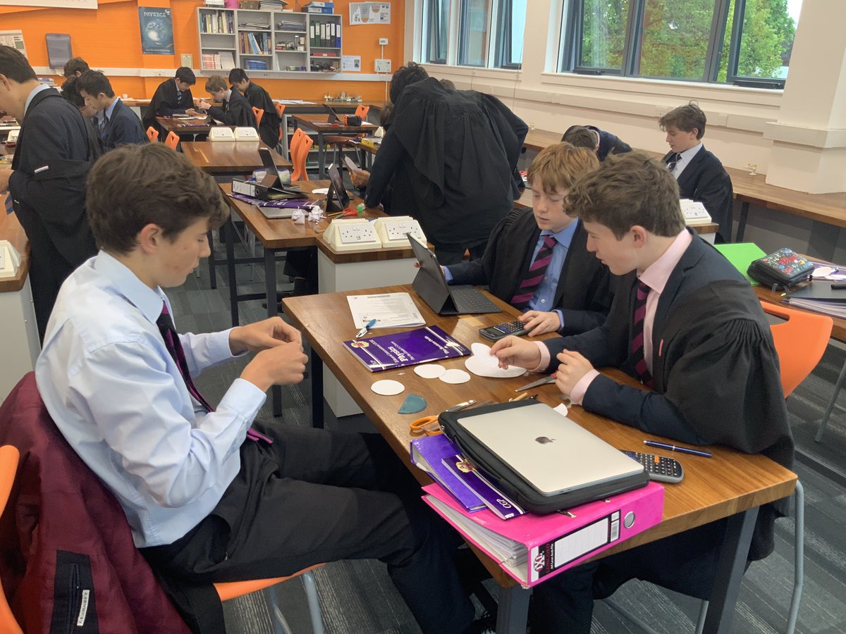 RadleyPhysics's tweet photo. Investigating #energy losses of bouncing ping pong balls in one lab with @DrJimChampion, and drag #forces of falling cones in another

How much energy does the ball lose each bounce?

Which cone falls faster (or are they the same)?  Will our prediction be right?

#SaturdayPhysics https://t.co/XTso9nO0kp