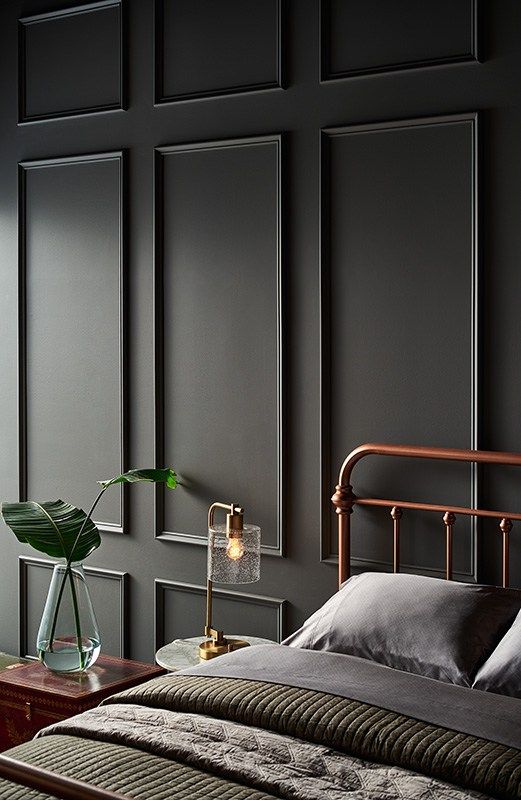 Saturday mornings are to be used for scrolling for inspiration on Pinterest and absolutely nothing else. We'll be here with a brew for the foreseeable.

Moody panelled wall of dreams 🖤  

📸 Pinterest