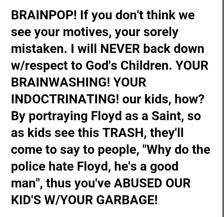 OGSMinistries's tweet photo. @brainpop
cc @AbuseStoppers
BRAINPOP! I'M NEVER LETTING OFF YOU WICKED #Liberal #Dems NEVER! I was reared up in FAITH at 12yrs NOT DEM ๐ต INDOCTRINATE
I'VE AN EYE ON YOU ALL!
SEE YOU ON THE PLAYING FIELD!
#ProGod
#ProFaith
#ProIsrael
#ProAsian
#AntiWokeCancel
#AntiBidenHarris https://t.co/WepzIPjnHj