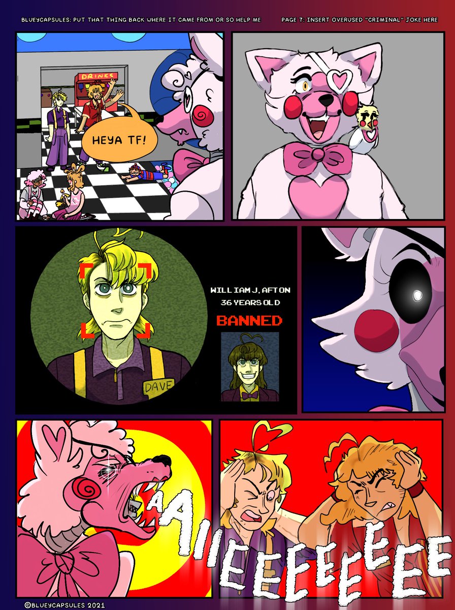 Freddy Fazbear's Pizzeria (1986), BlueyCapsules Wiki