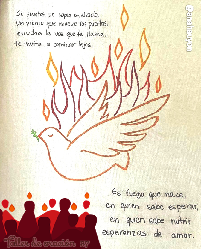 escufe's tweet photo. Si sientes un soplo en el cielo
un viento que mueve las puertas
escucha la voz que te llama,
te invita a caminar lejos.
Es fuego que nace
en quien sabe espera
en quien sabe nutrir
esperanzas de amor.

https://t.co/n92e1DXRuM https://t.co/RzB2Nr8o3s