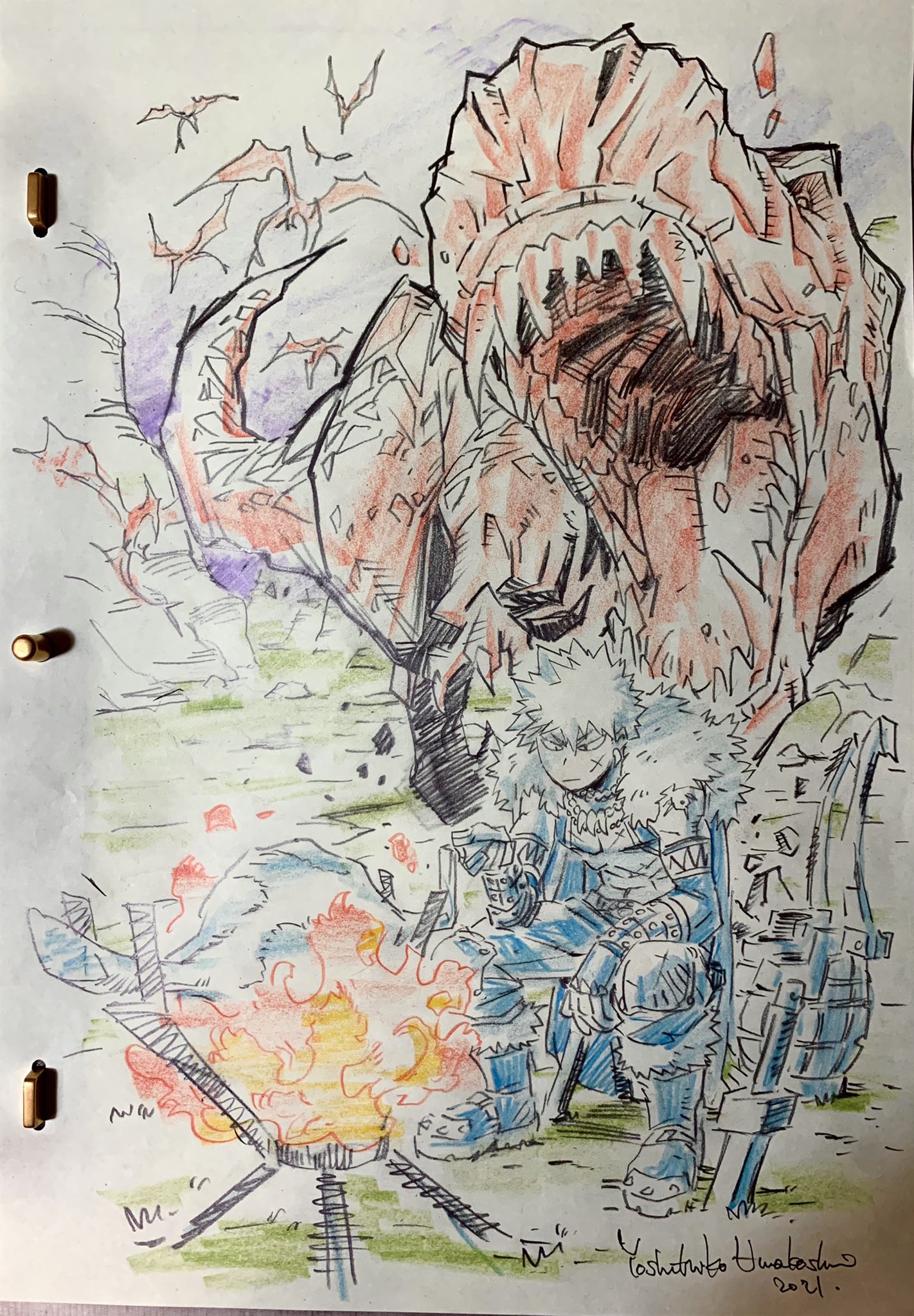 ヒロアカ高精彩複製画 超絶レア！