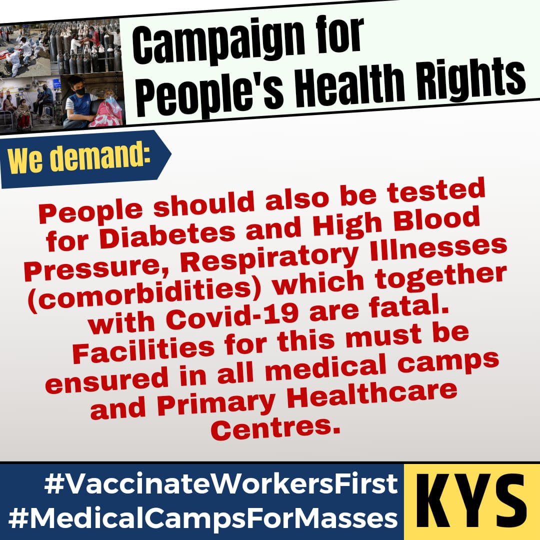 Bhimkys's tweet photo. #VaccinateWorkersFirst
#MedicalCampsForMasses https://t.co/SuWBglHYog