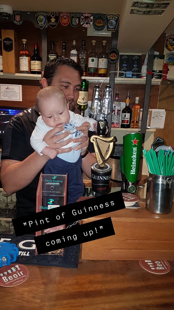 When covid restrictions are lifted!! 🍺 #Dingle #kerry #fatherhood #FatherSonBonding #guinness #Parenthood #parenting