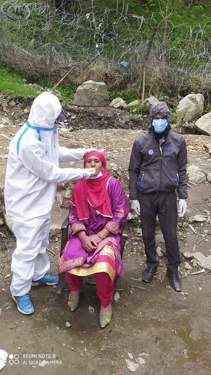CovidcontrolBpr's tweet image. #COVID19 Sampling in Progress at Gurez Subdivision of Bandipora. 

"Your Cooperation is pivotal in #BreakingTheChain of Virus Transmission"

#LOCGurez
#Unite2FightCorona
#indiafightcorona
#jkfightscorona

@owais_ias
@dcbandipora
@diprjk
@dicbandipora
@MoHFW_INDIA
@Tulailreporting