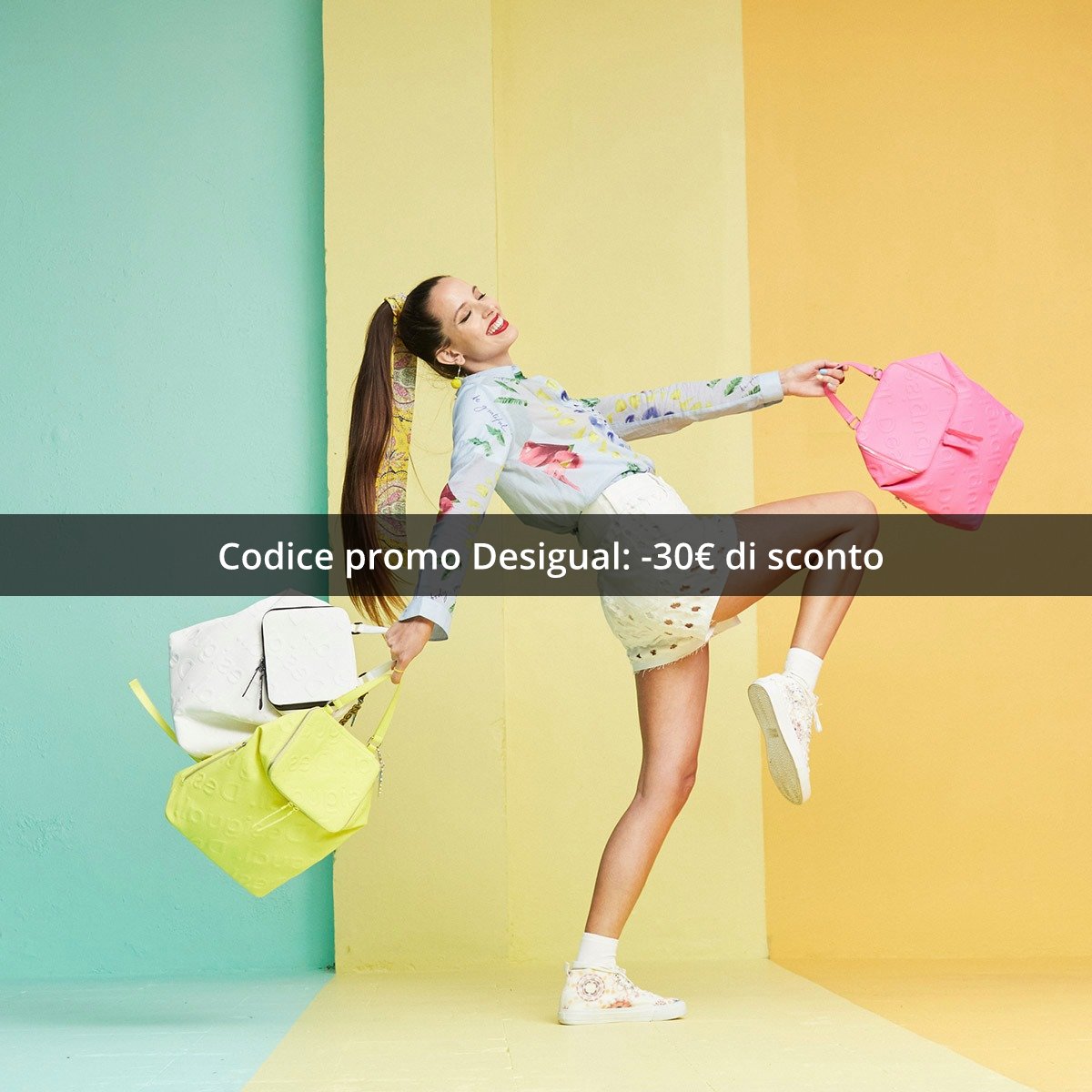 superofferte's tweet photo. Dai colore a questo weekend con l'accessorio giusto!👛 Grazie a questo #codicesconto Desigual ottieni 30 euro di riduzione sul tuo outfit. Scoprilo ora ⬇️
https://t.co/wTJl1HI9pm
#codicescontodesigual #codicisconto #risparmio https://t.co/Q5If12P4OT