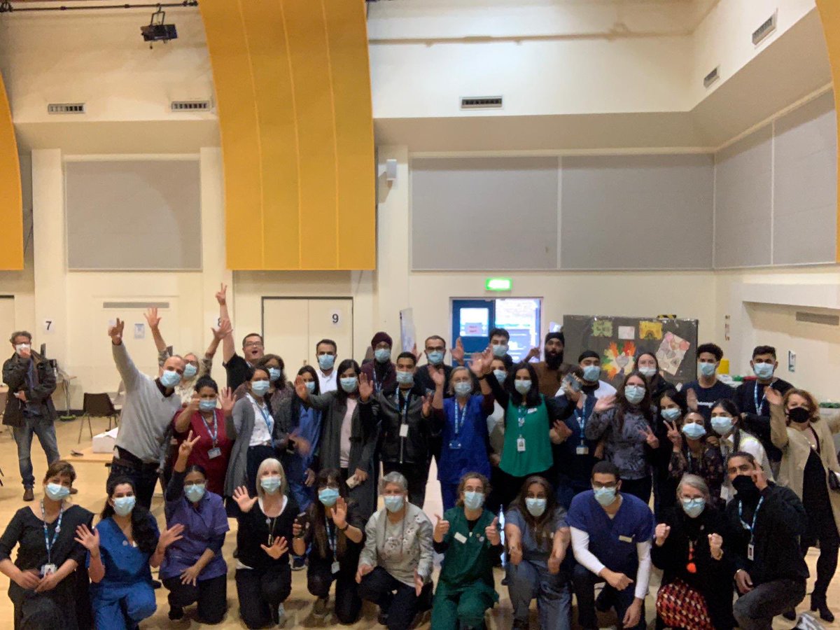 21/5/21: Final day@The Dominion #covidvaccine centre.1335 vaccinated💥.Has been an honour to work with 100s of talented individuals over the last 5 months saving lives in #pandemic.Special thanks to my co-clinical leads ⁦@Evaclemente13⁩ ⁦<a href="/ee_karms/">Kamini MacJannette</a>⁩  ⁦<a href="/EalingGP/">Ealing GP</a>⁩