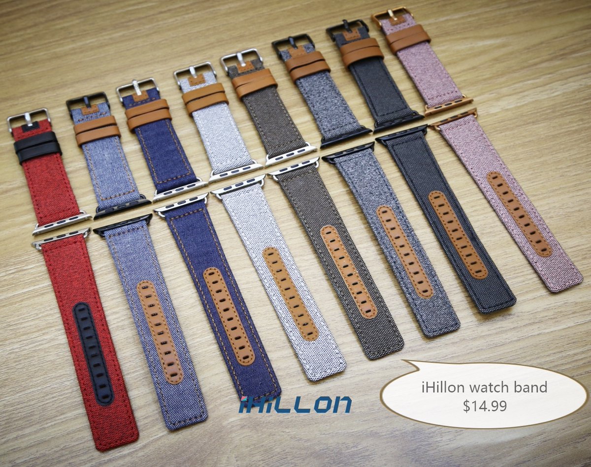 iHillon's tweet photo. #applewatchband #applewatchseries7 #iHillon iHillon Bands Compatible with Apple Watch. Premium Canvas Fabric Band with Black or Silver Buckle&amp;Connector Compatible with Apple Watch.Would you like it? Please leave a comment and let me know! https://t.co/C8HzsAVs8l
