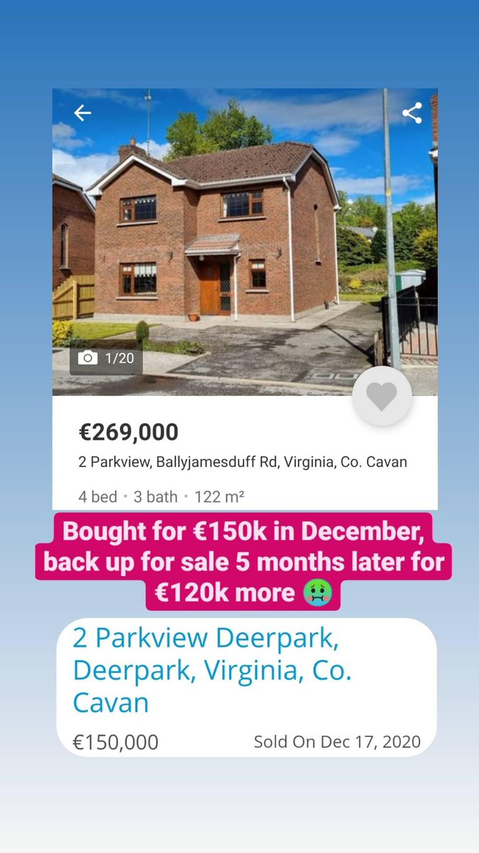 Crazy House Prices on Twitter "This house in Cavan was bought for €