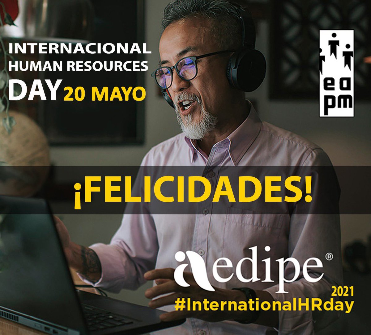 Hoy es el #díadelosrecursoshumanos. Para aquellos que sentimos pasión por las personas es un día a celebrar. Gracias a tod@s los que ponéis la cara humana en las empresas, felicidades @Aedipe 
#rrhh #recursoshumanos #direcciondepersonas #gestiondeltalento #gestiondeltalentohumano