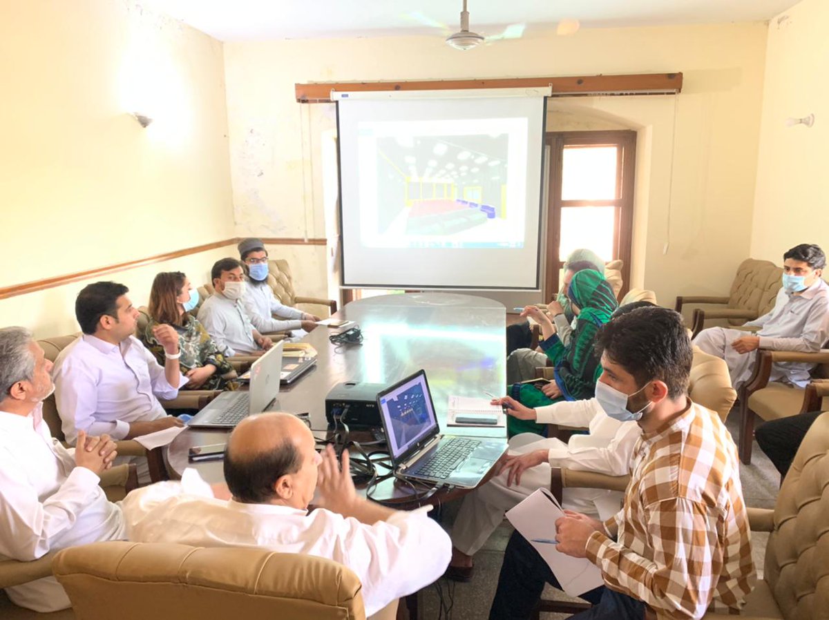 dostkpgovt's tweet image. Under the chairmanship of DG of Science &amp;amp; Tech; Khalid Khan team DoST &amp;amp; KP Creative Innovative Unit had a brainstorming session on #architectural design, plan and way forward on the establishment KP&apos;s first Innovation Park.

#dostkp #kpciu #digitalkp #kpinnovationpark #kpip #kp40