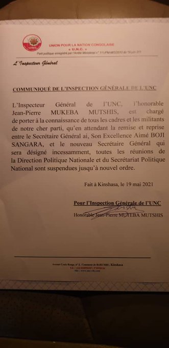 Union Sacrée Pour La RDC 🇨🇩✌️ tweet media