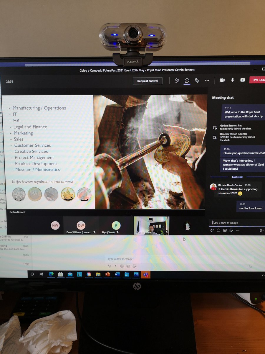 Employer day @ColegyCymoedd FutureFest 2021. Amazed how many 'freelance' opportunies exist with all presentations so far, the world of work overlaps in so many ways. Need to support learners to understand the plethora of opportunities on their doorstep, <a href="/BigIdeasWales/">Big Ideas Wales</a> <a href="/Tafflab/">TaffLab</a>