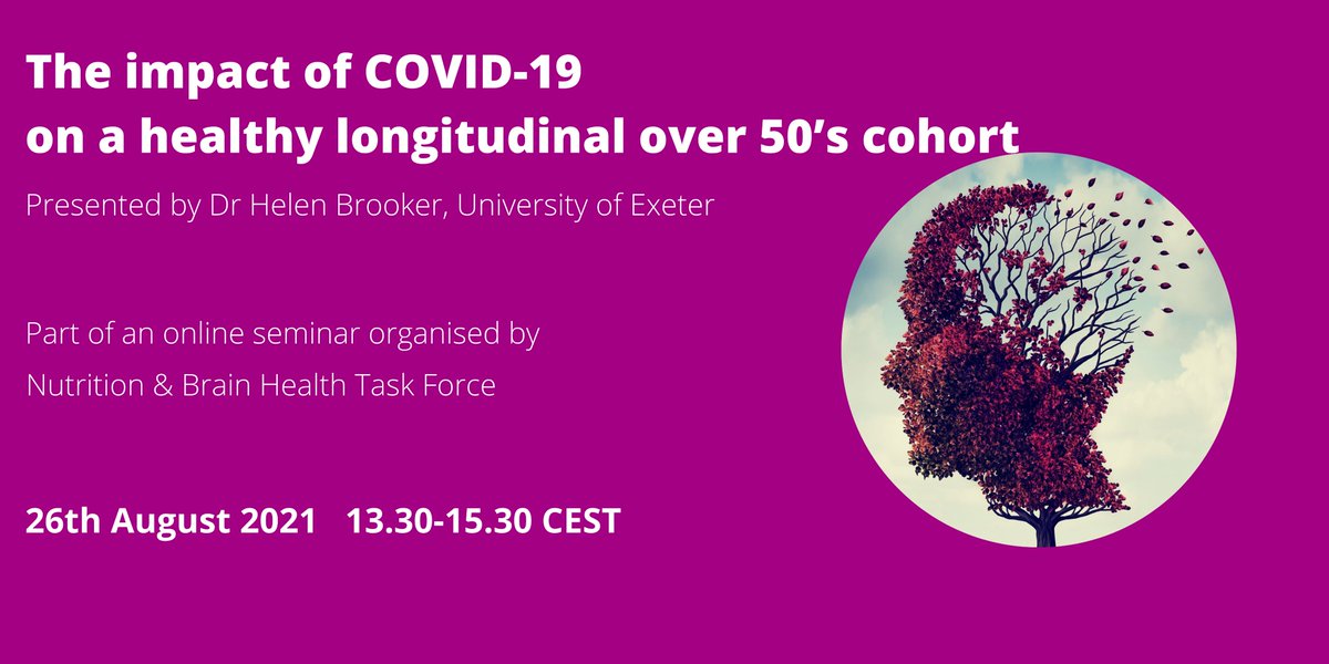 ILSI_Europe's tweet photo. “It’s evident that living through a pandemic is likely to have an acute & lasting impact on our lives. To what extent this impacts our cognitive function?”
Insights to this question are part of the upcoming #Nutrition for the #AgeingBrain seminar: https://t.co/7cYhZ6Oenb #Covid19 https://t.co/rkrUyXhR2j