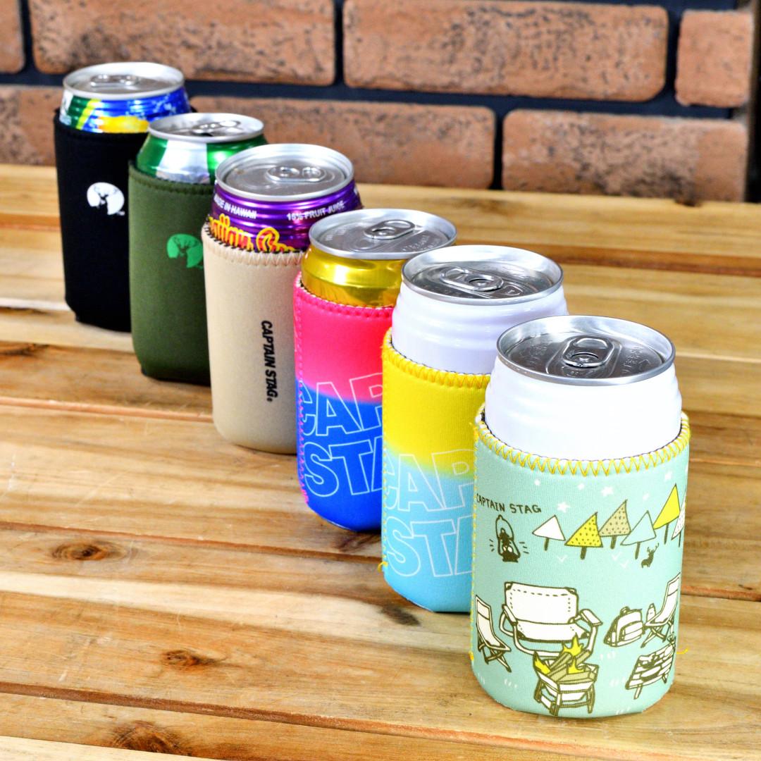 Captain Stag A Twitter 缶飲料をおしゃれに彩る缶 ジャケットに Newデザインが仲間入り 夏らしいグラデーションン柄と キャンプギアのイラストバージョンを追加しました 缶の裏側にもデザインを施しています T Co Asmrdjjvns T Co 4vv0aj1215