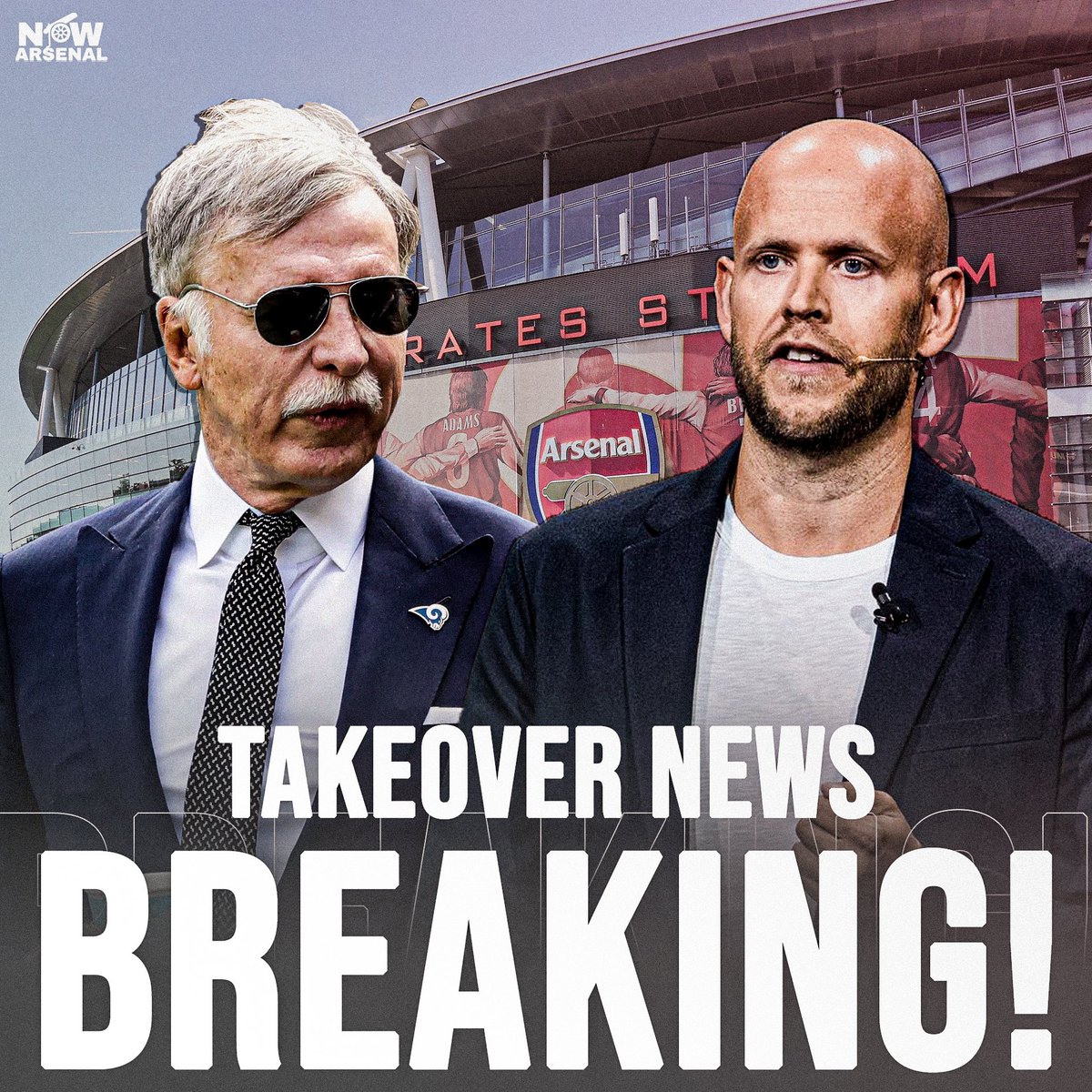 🚨 BREAKING! Daniel Ek has now had two bids rejected from the Kroenke’s in his attempt to buy Arsenal Football Club. The Spotify CEO is not a quitter though and he will continue in his attempt to buy the football club he supported as a boy. #afc