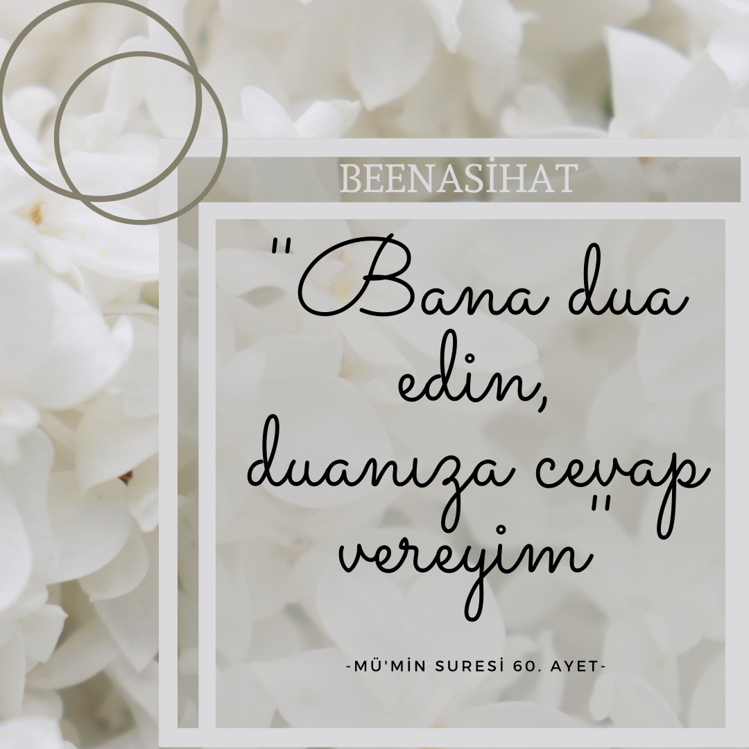 beenasihat's tweet photo. ''Bana dua edin, duanıza cevap vereyim.''
.
.
.
#Allah #ayetler #sözler #beenasihat #anlamlısözler #dua #islam #iman #iyi #newpost #huzurislamda #güzel https://t.co/PYZMt5zx5j