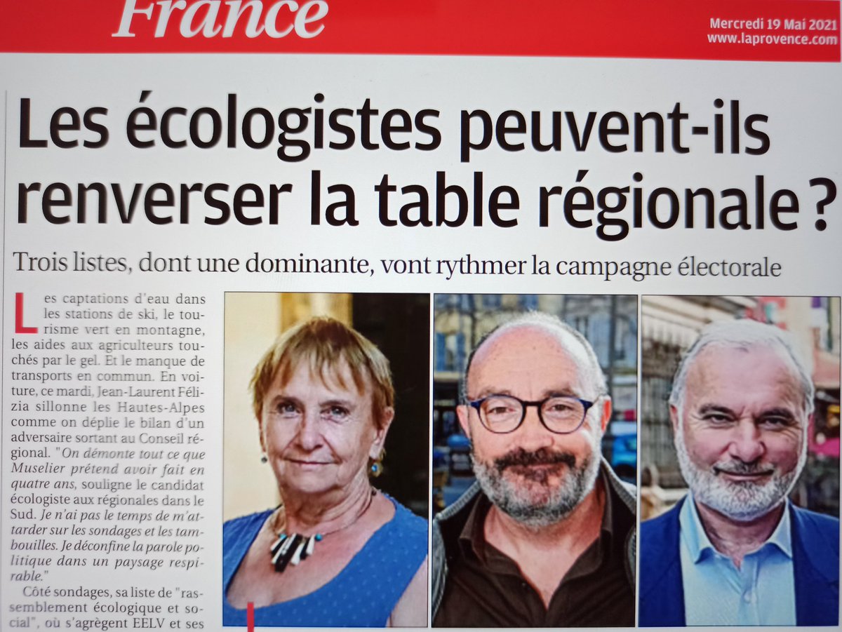 Exclusion de LFI et collectifs citoyens pour terminer éparpillés sur 3 listes différentes 🤔: voilà à quoi ressemble le "large rassemblement" des verts en PACA pour gagner face à la droite et l'extrême droite.. #EELV #irresponsable #LesDiviseurs