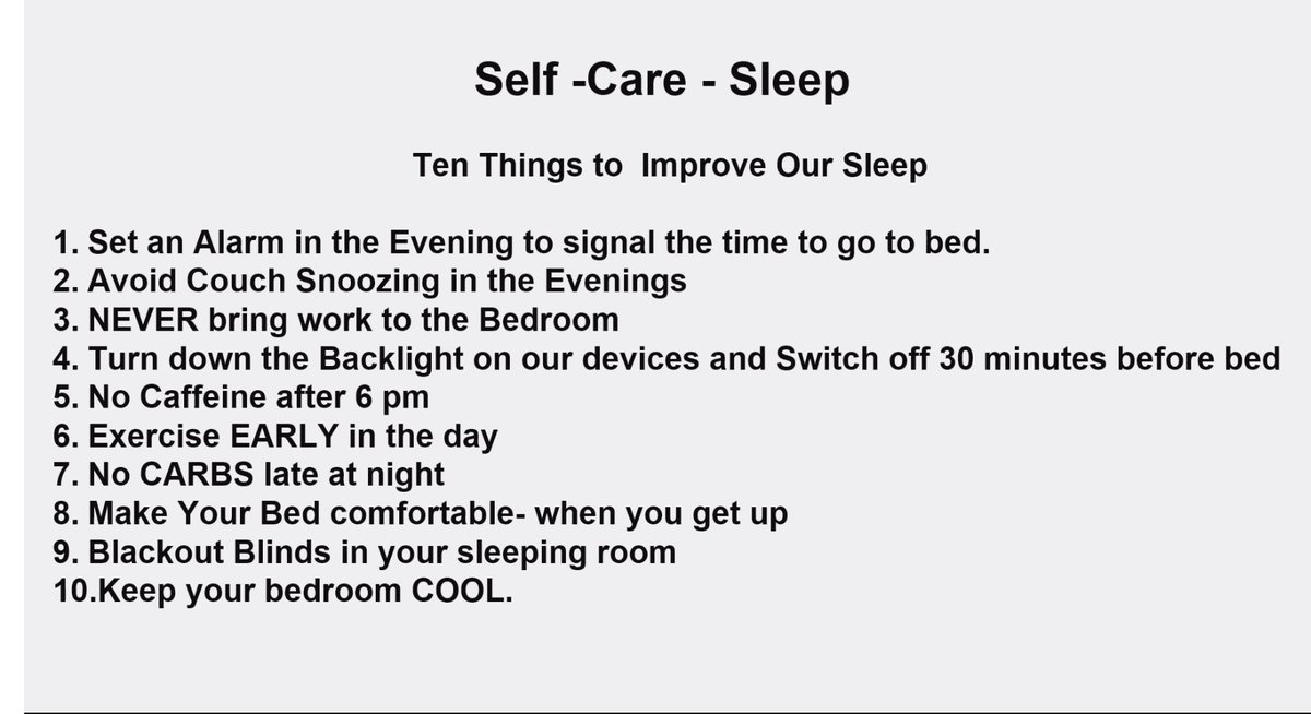 NoelleHealy's tweet photo. And some nice well- being tips from Prof Lucey, some easy wins here ๐๐ป #sleepisking https://t.co/qbO56xra29