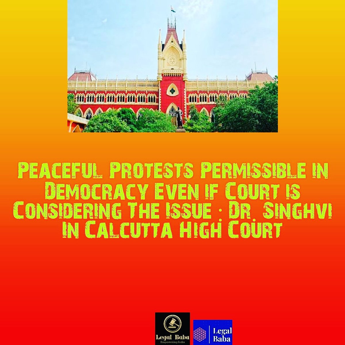 #legalbaba #current_update on #20thmay 
.
.
.
.
.
.
.
.
.
.
#latestupdates #legal #lawschool #legalknowledge #law #legalprofession #legalstudent #lawsinindia #peaceful #peacefulprotest #democracy #CalcuttaHighCourt #calcutta