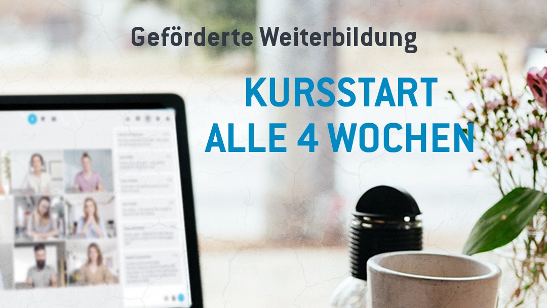 Fast alle Kurse von alfatraining finden in einem vierwöchigen Rhythmus mit Kursstartgarantie statt. Rufen Sie uns an, wir beraten Sie gerne: 0800 3456-500.
#alfatraining #alfaview #Weiterbildung #lebenslangeslernen #videoconferencing #digitaleslernen #learningfromhome