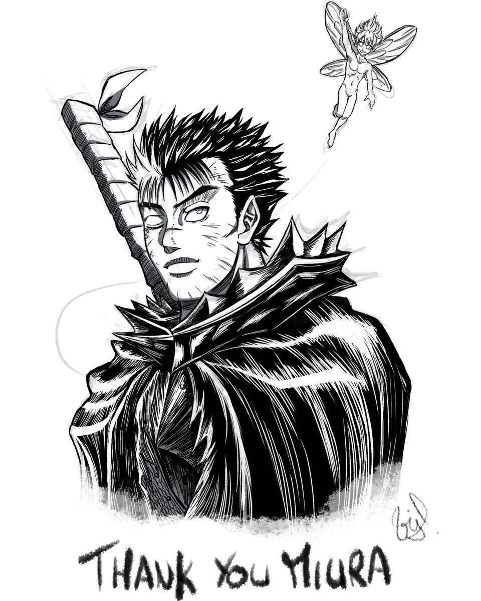 thevivizama's tweet photo. Merci pour tout Kentaro Miura.
Plus que jamais, lisez Berserk. https://t.co/rYyobmbZKA