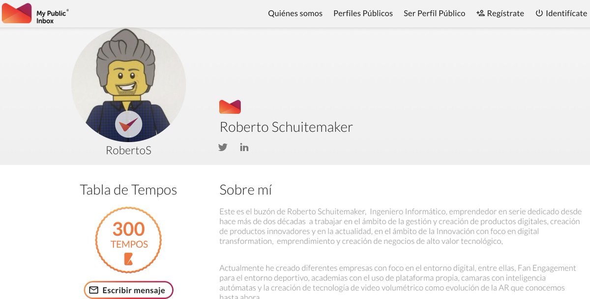 mypublicinbox's tweet photo. Nos encanta la gente emprendedora y por eso mismo damos una calurosa bienvenida a Roberto Schuitemaker @reschuitemaker, Ingeniero Informático y Emprendedor en serie. Es el creador entre otras empresas de Fan Engagement en el entorno deportivo. 
https://t.co/GbUjRaZV9R https://t.co/1U9INIDPyM