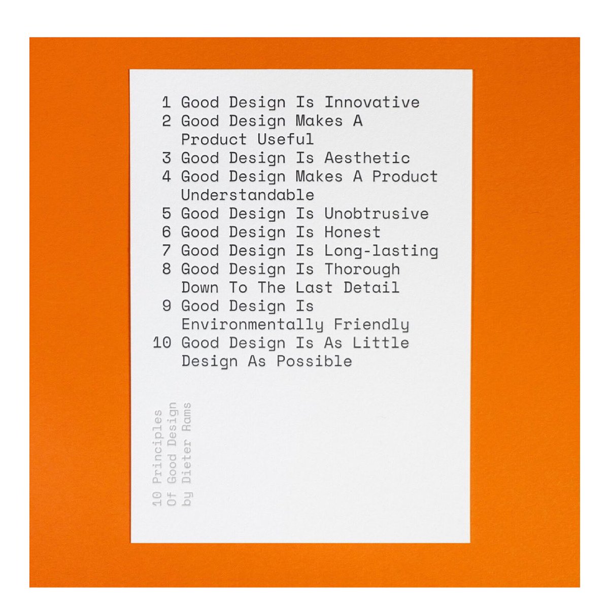 ETMK_Official's tweet photo. Mutlu yaşlara Dieter Rams https://t.co/osJC5jihfz