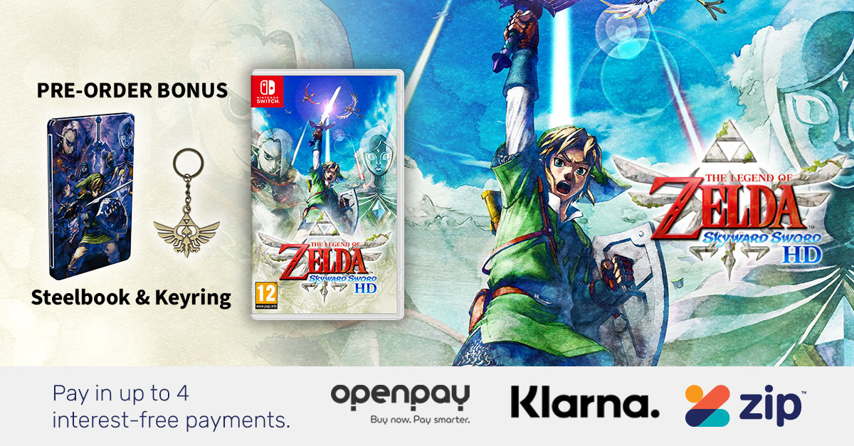 Shopto En Twitter Coming Soon The Legend Of Zelda Skyward Sword Hd Pre Order Now To Receive A Steelbook And Keyring Only 42 85 T Co Pggfo03ch5 Release 16 07 21 Any Current Pre Orders