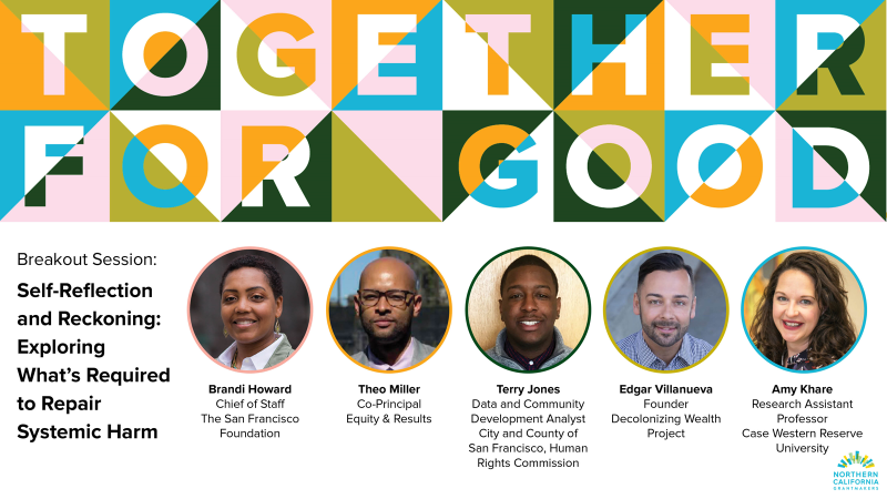 EllieRossiter's tweet photo. Beautiful session at #ncg2021 with case study of @HOPESFCOMMUNITY and brilliant cross sector leaders. Heartfelt thank you to @BrandiHoward @theobmiller @TerryJones @AmyKhare @VillanuevaEdgar for guiding us through self reflection, reckoning, and repairing systemic harm.@TSFF https://t.co/taHKX1HXCN