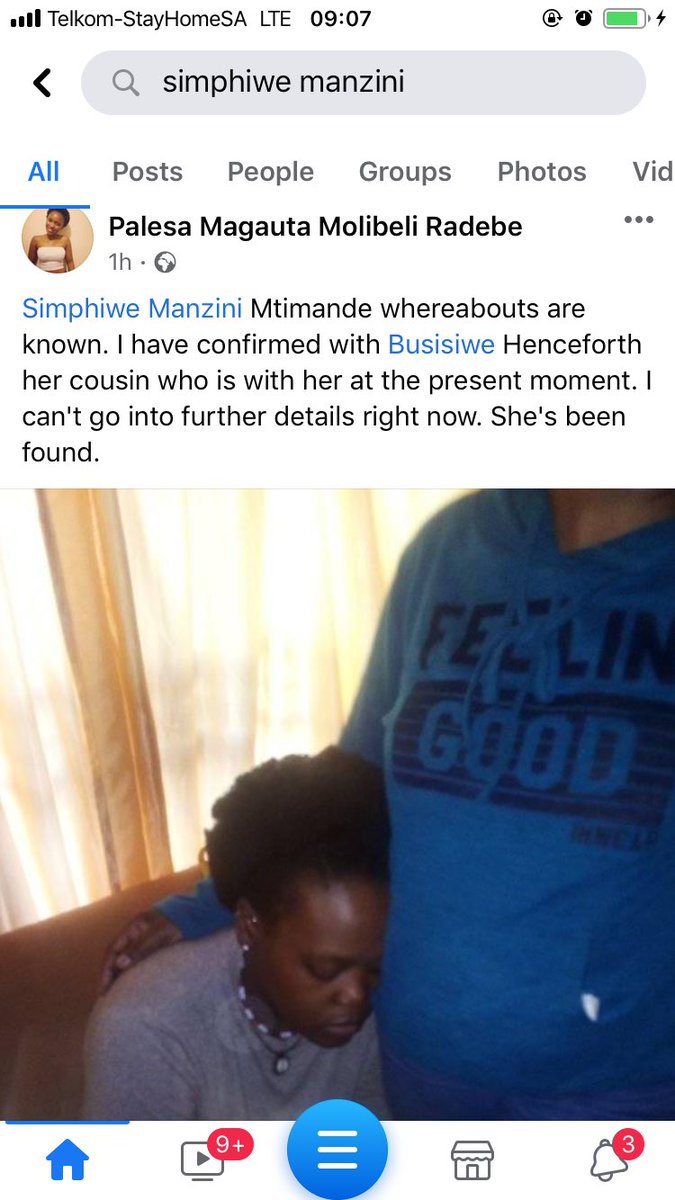 Mo_Ramatseba's tweet image. Thank God she’s safe and okay 🙏🏻❤️ #findsimphiwe
