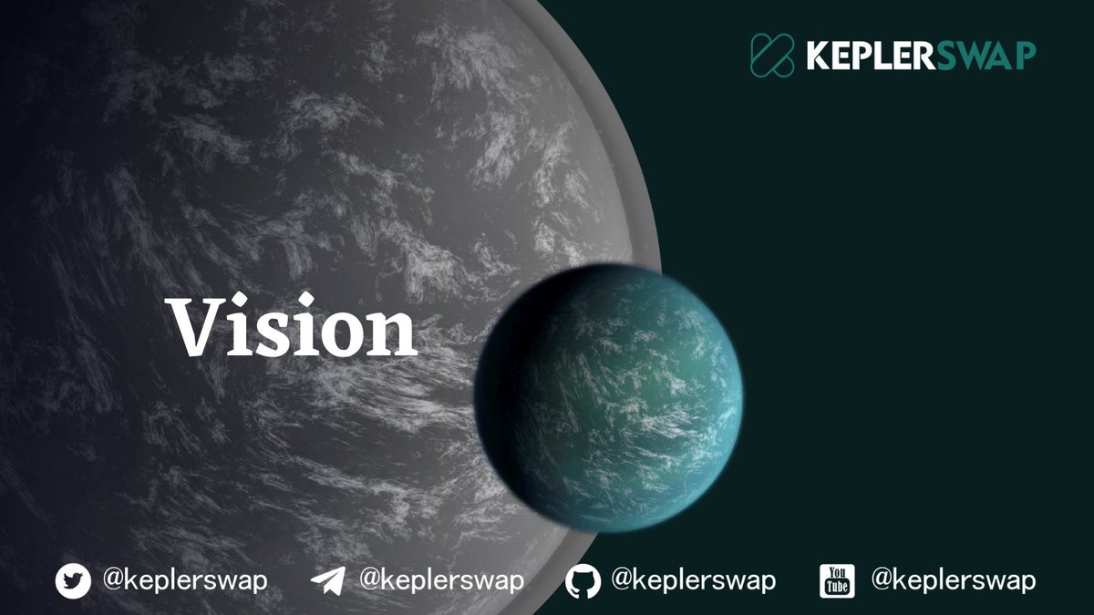 #KeplerSwap vision is to build and implement a large-scale #DeFi application platform to 
support economic activities using #blockchain technology.