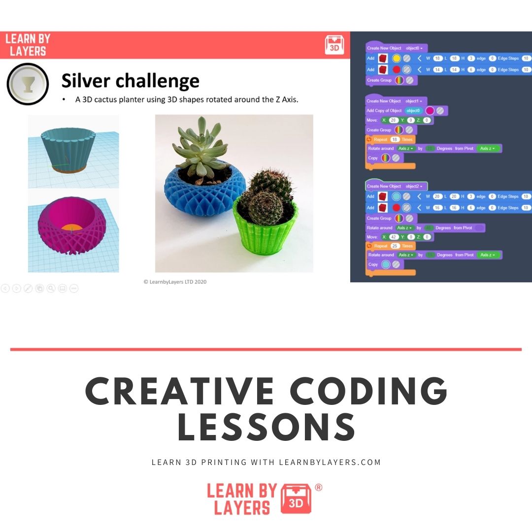 learnbylayers3D's tweet image. Do you want a creative & engaging way to teach your students how to code? You'll find all the resources you need in our lesson pack, including tutorials & design challenges learnbylayers.com/product/coding… #learntocode #girlswhocode #codinginschool #stem #codinglesson #k12 #onlinelearning