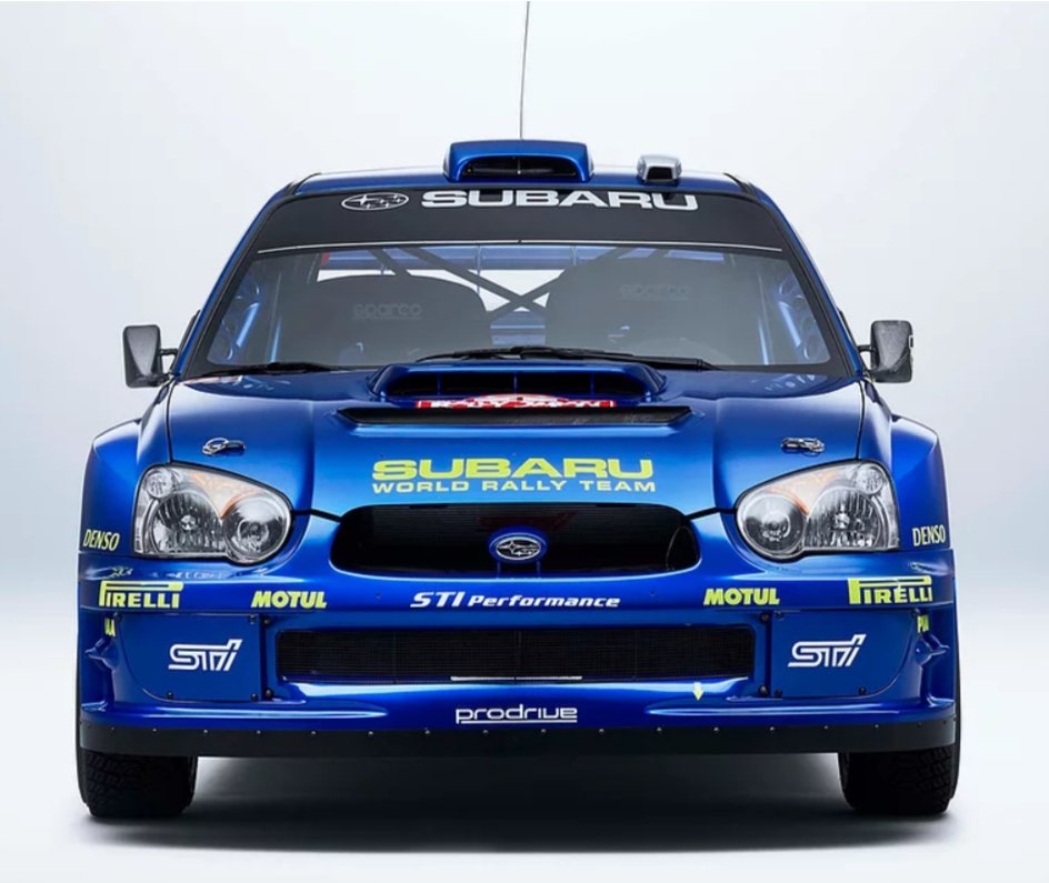 2004 Rally Japan-winning Impreza WRC recently restored by Prodrive Legends, goes up for sale at @silverstoneauc
this Saturday 22 May. You can find out about its  meticulous restoration here
prodrive.com/2004-imprezawrc