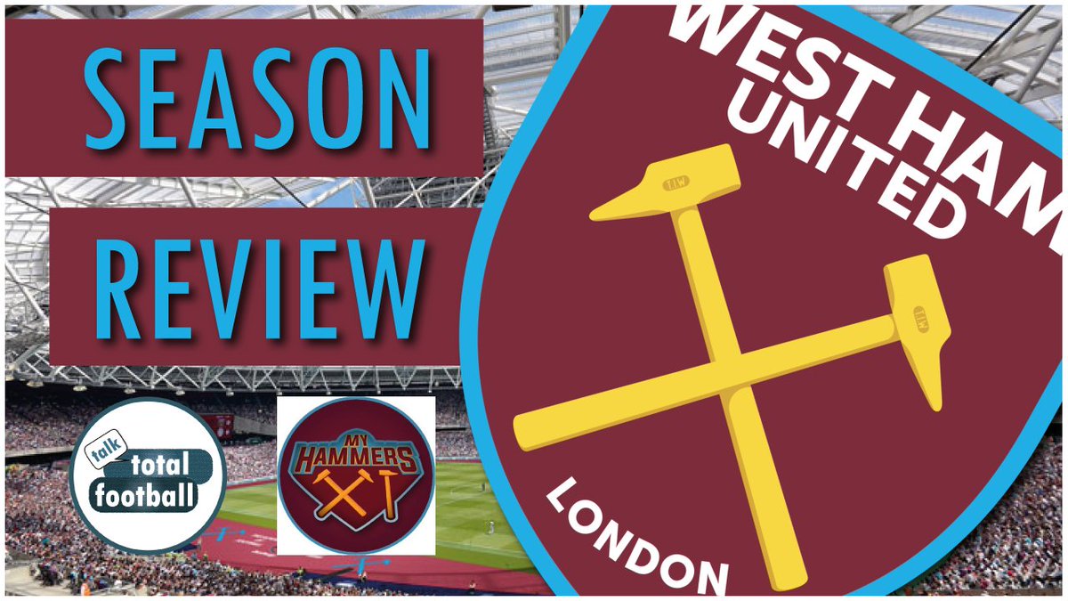 Join us on Mon 24th May 9PM for a LIVE season review of @WestHam: youtu.be/1wZdJq77MmA 🔨🔨🔨 Joined by @DJRussyB from @myhammers11 - Missing out on Champions League - Europe - David Moyes - Lingard - The London Stadium @shanka_safc @JonesDean_ @andrewtsafc @DanielNorton10