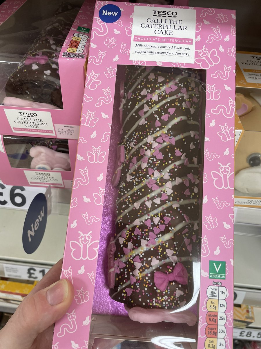 All_Things_New_'s tweet photo. Calli the Caterpillar! ๐๐ At Tesco @Tesco #tesco #callithecaterpillar #caterpillar #caterpillarcake #cake #wellthisisnew https://t.co/2bW8Uv5SMv