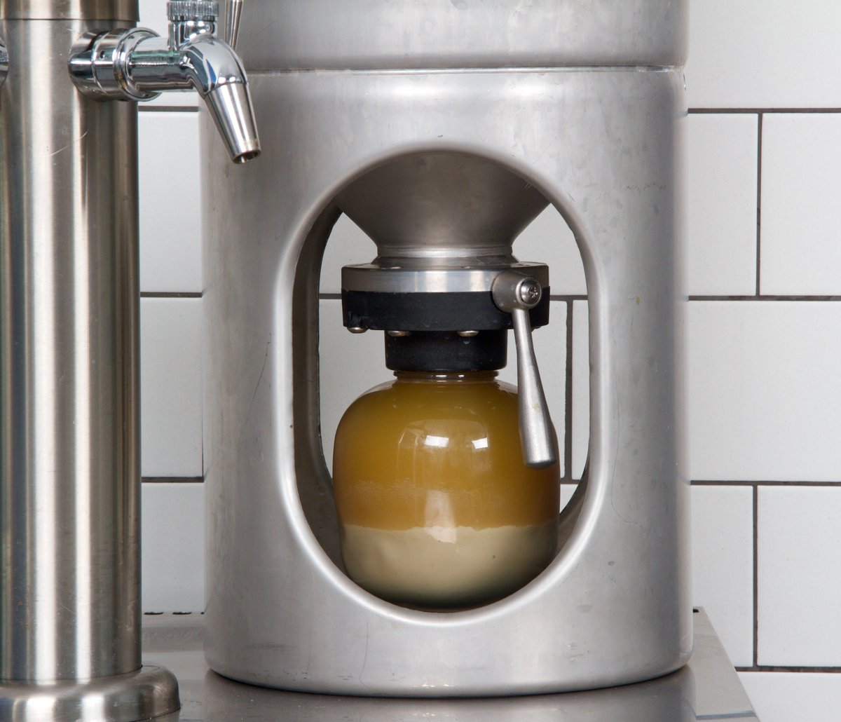 It's day 5 of the WilliamsWarn pilsner kit brew. So far everything is text book. The BrewKeg comes with excellent instructions. The BrewKeg has now been put in Brew Day's kegerator to bring down the temperature for fining. We will be using the WilliamsWarn finings.