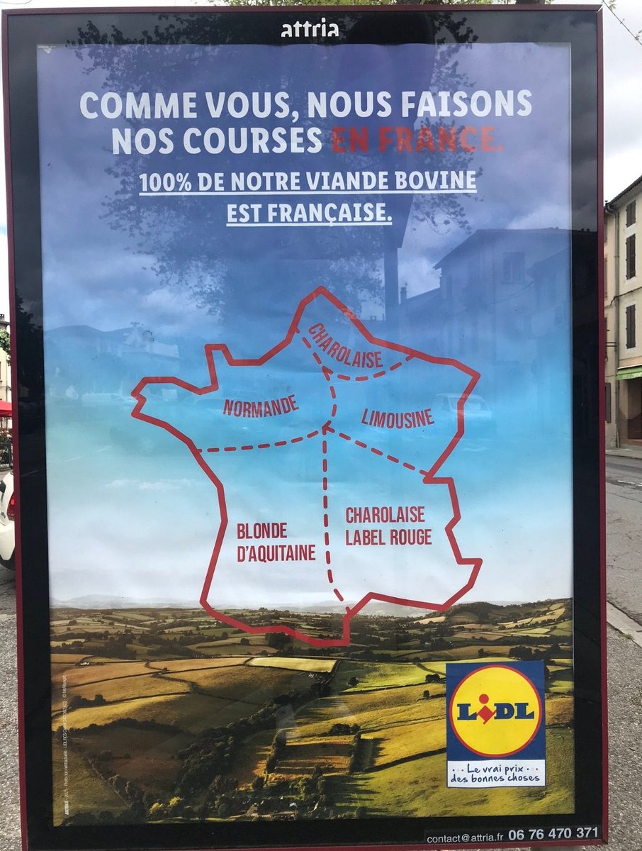 LebloisJC's tweet photo. Une offense pour tous les éleveurs en région #Limousin, la richesse et les talents de nos territoires méritent d’être considérés à leur juste valeur !! @lidlfrance revoyez votre géographie !
#HauteVienne #Creuse #Correze #agriculture https://t.co/DbGZBh7BSQ