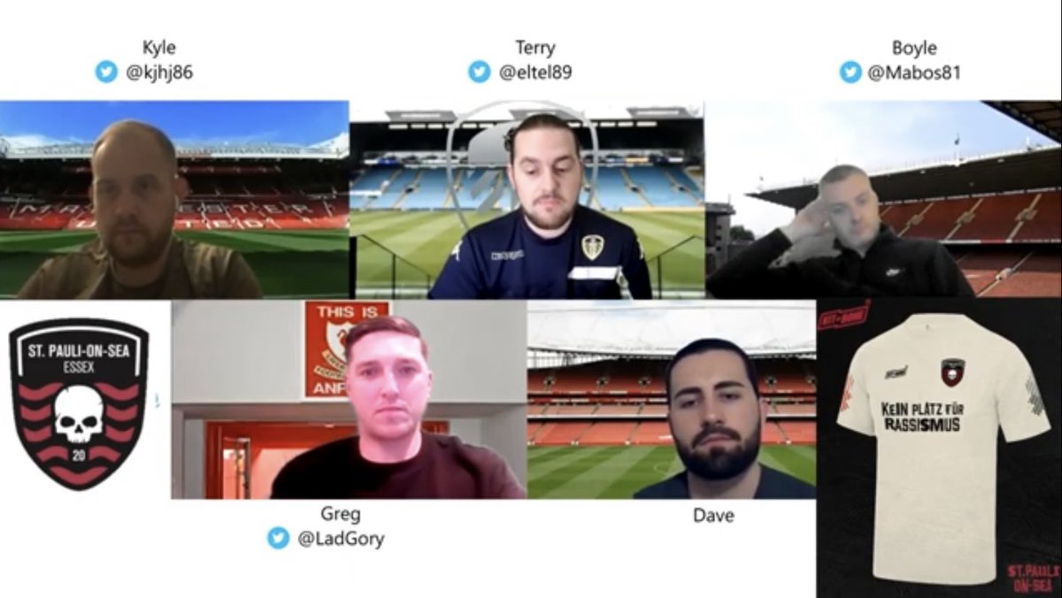 StPauliOnSea's tweet photo. Big thanks to @eltel89 for the mention on @Only_Footy_Fans &amp; supporting our #KeinPlatzFurRassismus #NoPlaceForRacism @kitandbone away shirts benefitting @sldayfdn available at: https://t.co/w3ScwMt24q
Greatly appreciated &amp; look fwd to arranging a game soon! 
#OFFP #Podcast #fcsp https://t.co/C3TPh3swvg