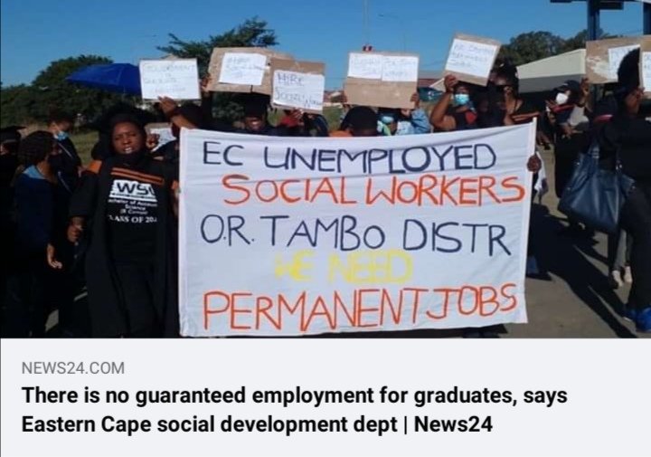 JayJuni28442362's tweet photo. This is how bad things are!!!. We call upon the government to immediately delist social work as a Scarce Skill profession and pause its intake across all institutions of higher learning until the intake of all unemployed s/w is addressed @CyrilRamaphosa #hiresocialworkers https://t.co/as0NCQ0GR0