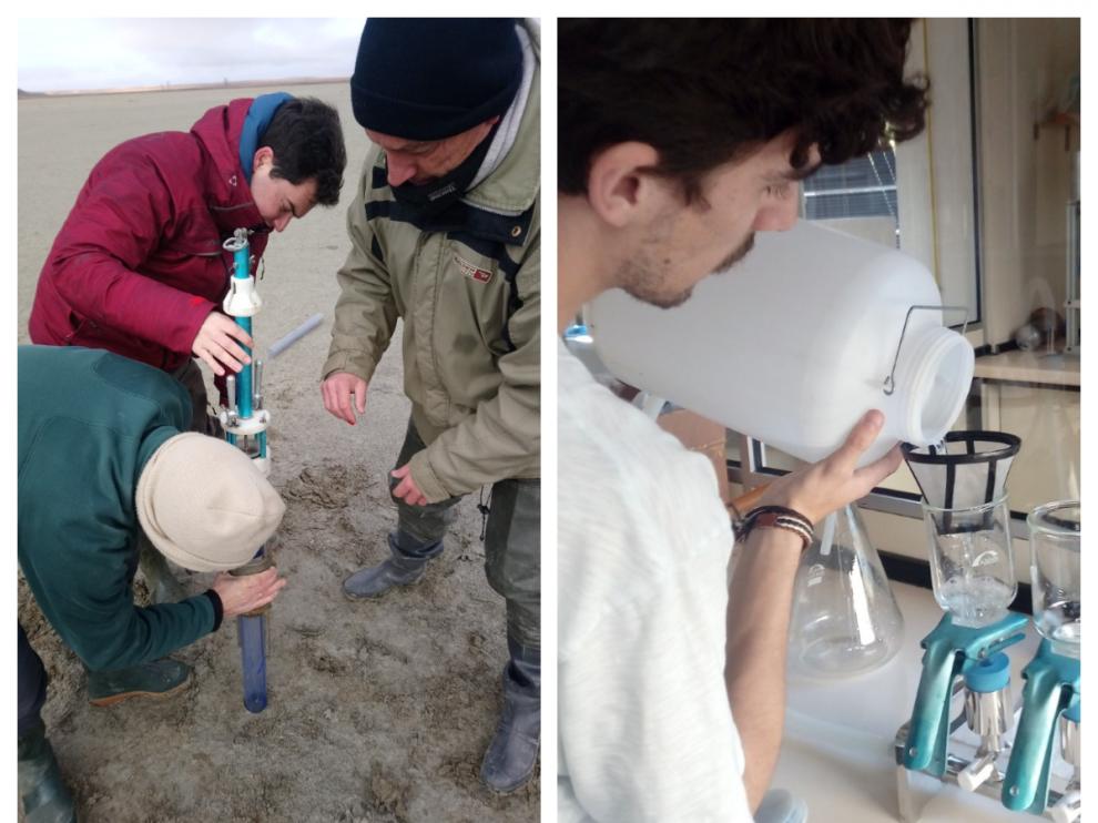 ARAID_ES's tweet photo. En #LagunaGallocanta se usan emisiones a la atmósfera de yoduro de plata que "reduce el tamaño del granizo, hasta incluso convertirlo en lluvia" según J. Causapé @IGME1849, autor junto a @IPE_CSIC y @unizar de un estudio sobre el impacto de esta práctica
➡️https://t.co/San19uur06 https://t.co/85DIaVbwYL